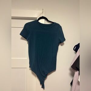 NUUDS teal bodysuit